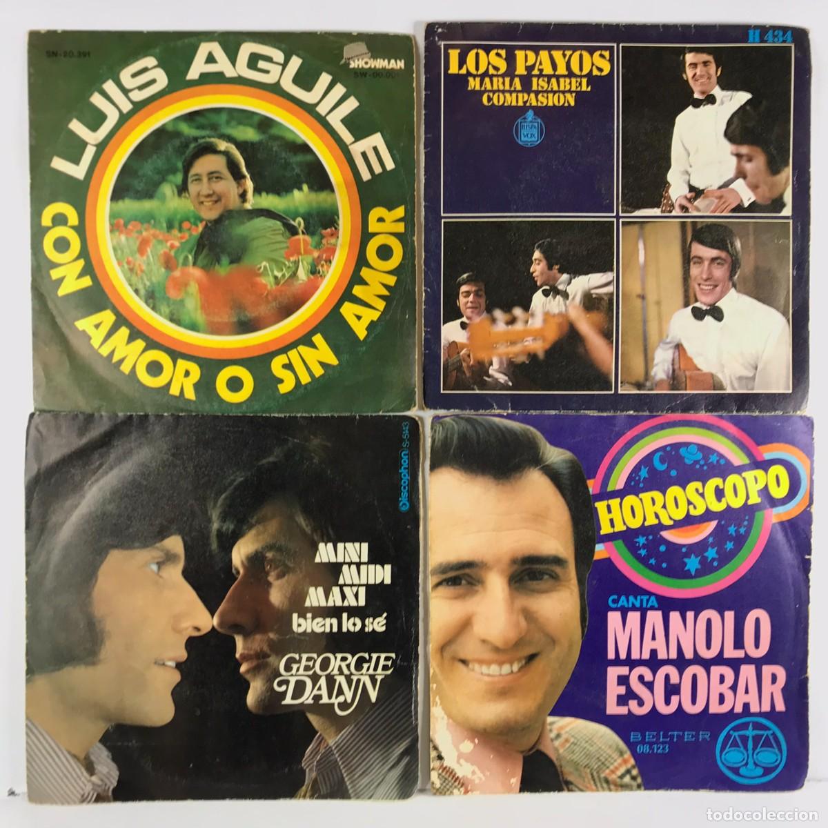 Vinyl records: Liquidaci&oacute;n / Restos de Almac&eacute;n ● Lote 12 ● 4 x Single 45 rpm Set