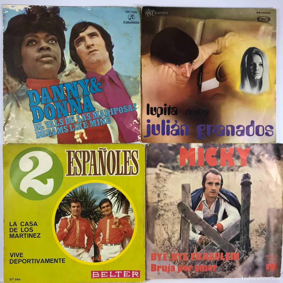 Vinyl records: Liquidaci&oacute;n / Restos de Almac&eacute;n ● Lote 13 ● 4 x Single 45 rpm Set