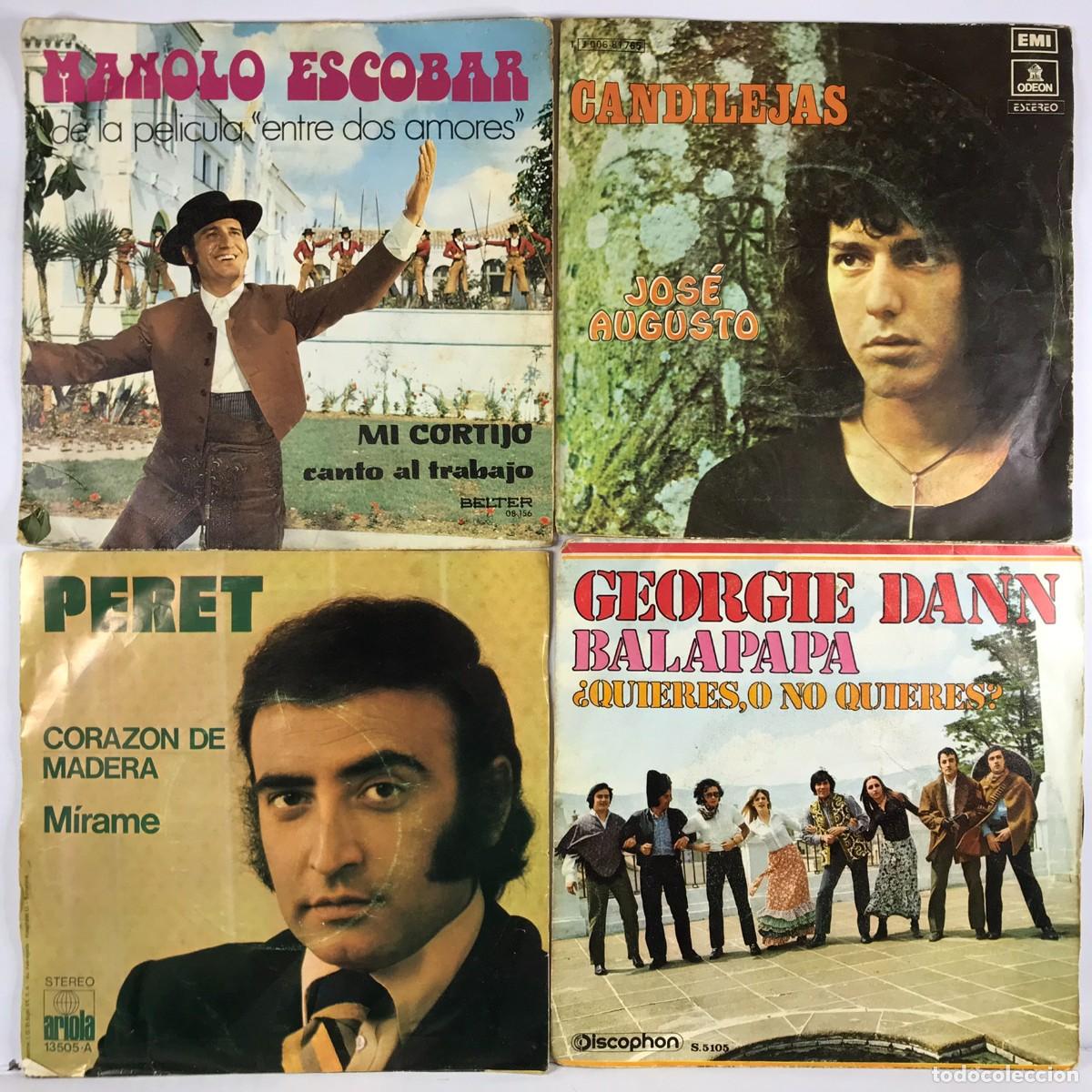 Discos de vinilo: Liquidaci&oacute;n / Restos de Almac&eacute;n ● Lote 17 ● 4 x Single 45 rpm Set