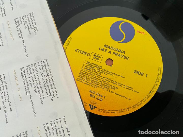 Discos de vinilo: MADONNA (LIKE A PRAYER) LP GERMANY (B-35) - Foto 2