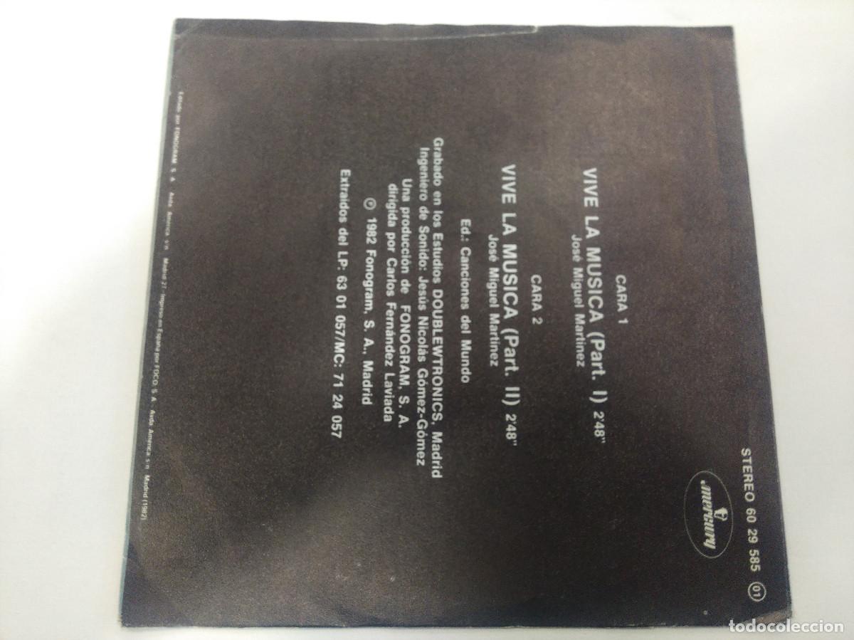 Discos de vinilo: MAZO/VIVE LA MUSICA/SINGLE METAL. - Foto 3