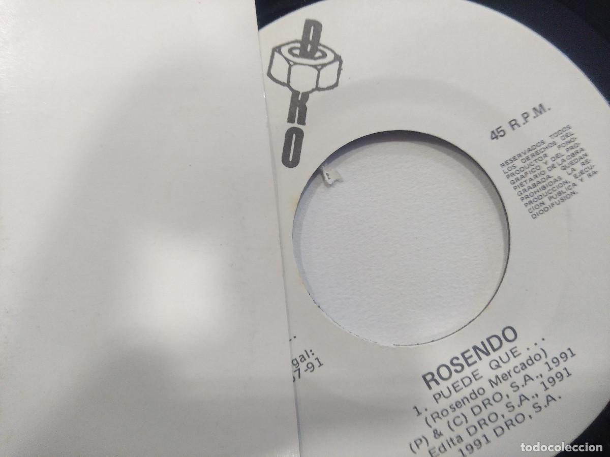 Discos de vinilo: ROSENDO/PUEDE QUE......./SINGLE METAL. - Foto 2