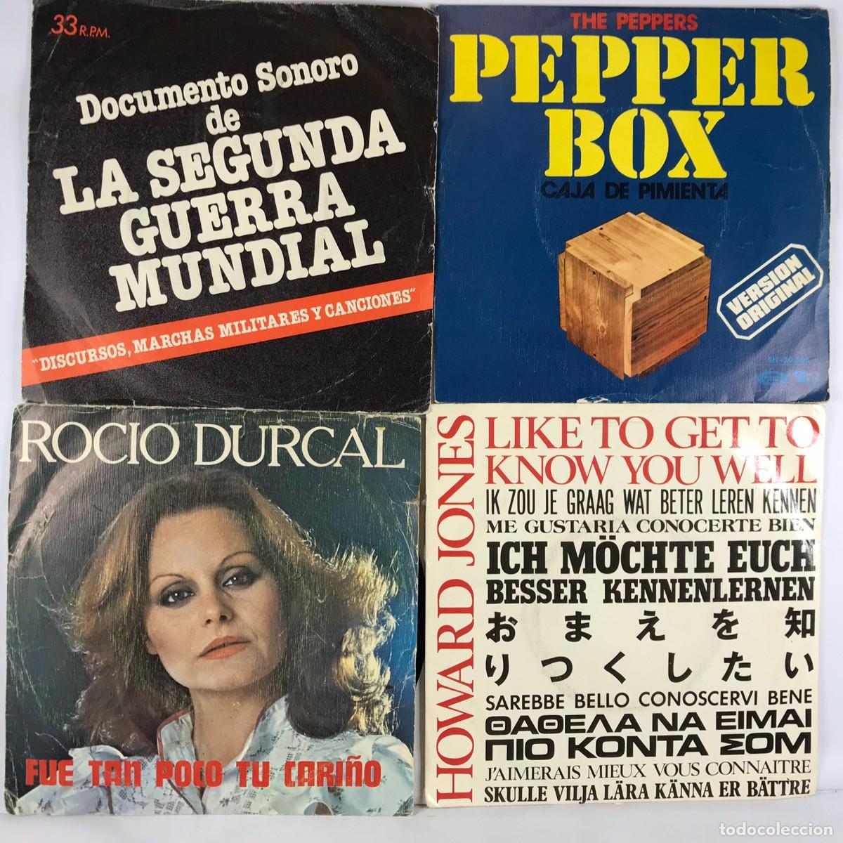 Discos de vinilo: Liquidaci&oacute;n / Restos de Almac&eacute;n ● Lote 24 ● 4 x Single 45 rpm Set