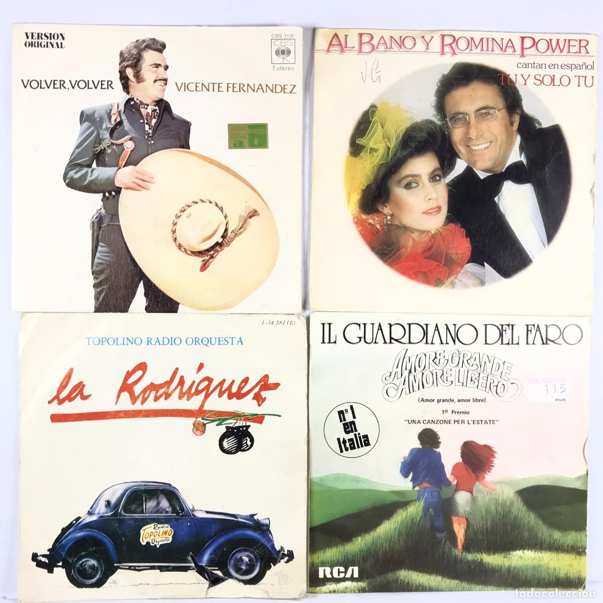 Discos de vinilo: Liquidaci&oacute;n / Restos de Almac&eacute;n ● Lote 27 ● 4 x Single 45 rpm Set