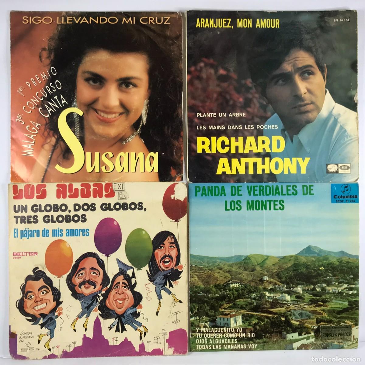 Discos de vinilo: Liquidaci&oacute;n / Restos de Almac&eacute;n ● Lote 28 ● 4 x Single 45 rpm Set