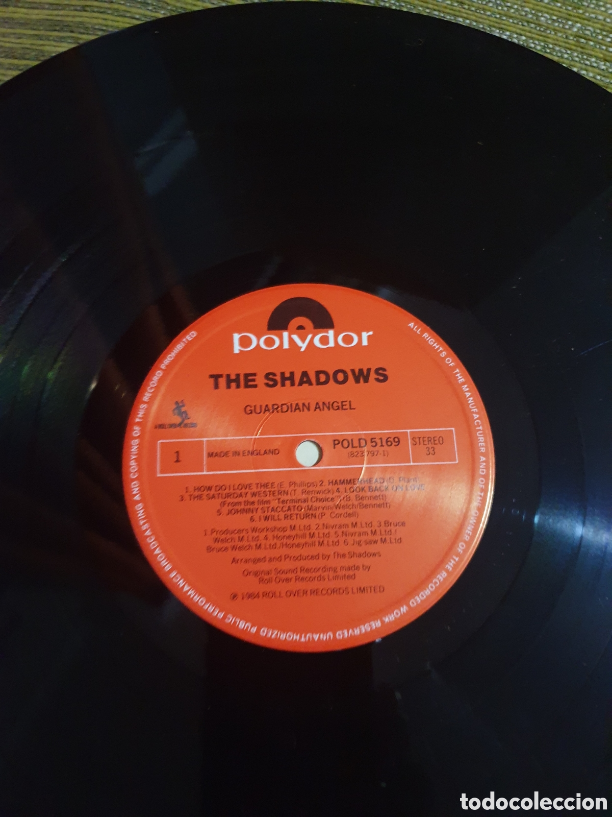 Discos de vinilo: THE SHADOWS - GUARDIAN ANGEL - Foto 3