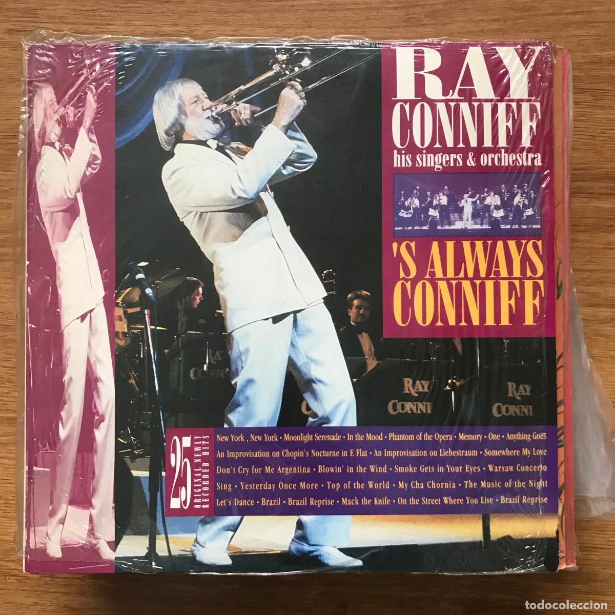 Discos de vinilo: RAY CONNIFF - S ALWAYS CONNIFF - LP DOBLE CBS 1992 - Foto 1