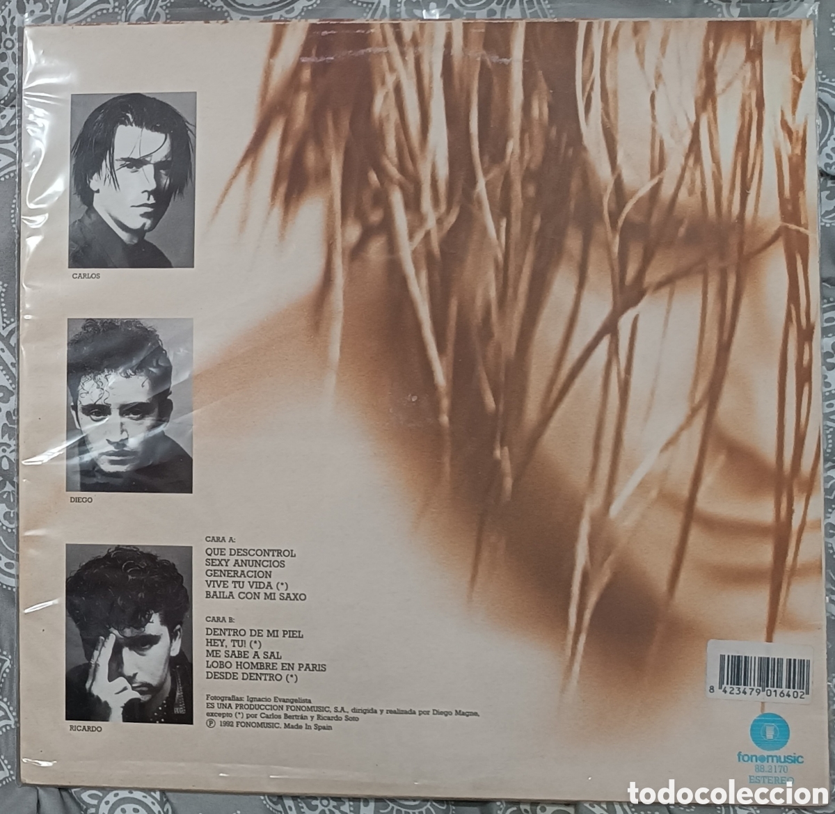 Discos de vinilo: LP DC3 - TU GENERACION LP DISCO VINILO . POP TECNO POP - Foto 2