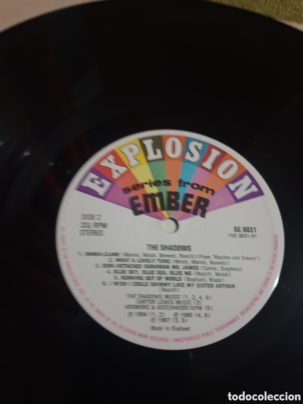 Discos de vinilo: The Shadows &lrm;&ndash; The Shadows. Edicion UK - Foto 5