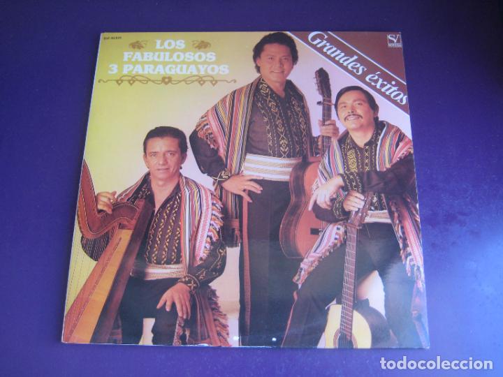 Vinyl records: LOS FABULOSOS TRES PARAGUAYOS - DOBLE LP MARFER 1979 - 24 EXITOS MELODICA LATINA SIN ESTRENAR, ARPA