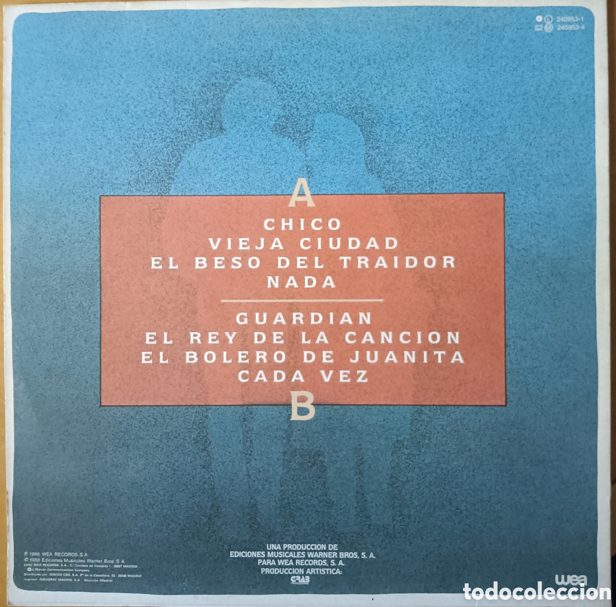 Discos de vinilo: De Diego - Chico, 1986 - Foto 2