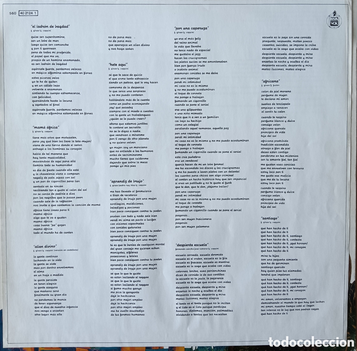 Discos de vinilo: Germ&aacute;n Coppini - El ladr&oacute;n de Bagdad, 1987 - Foto 4