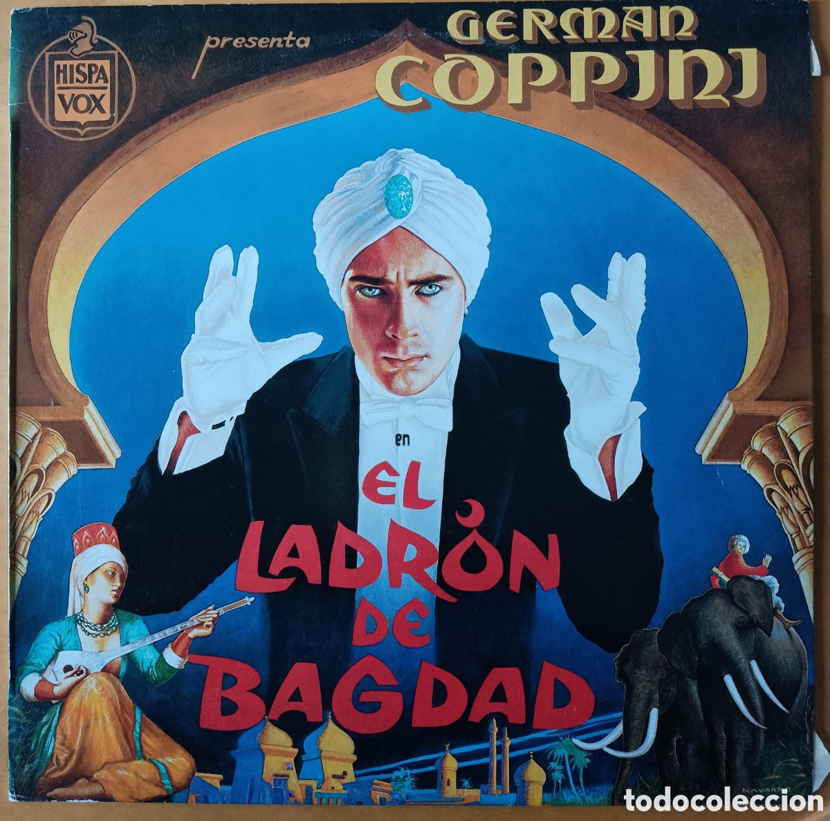 Discos de vinilo: Germ&aacute;n Coppini - El ladr&oacute;n de Bagdad, 1987 - Foto 1