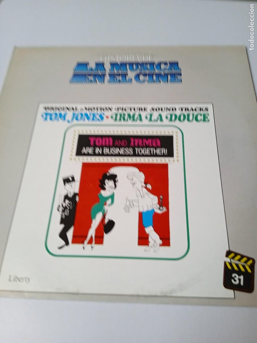 Discos de vinilo: HISTORIA DE LA MUSICA EN EL CINE n&ordm; 31 Tom Jones- Irma la Dulce