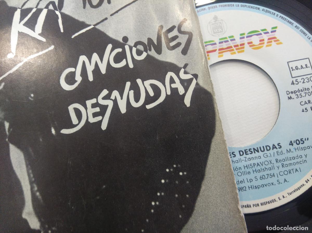 Discos de vinilo: RAMONCIN/CANCIONES DESNUDAS/SINGLE. - Foto 2