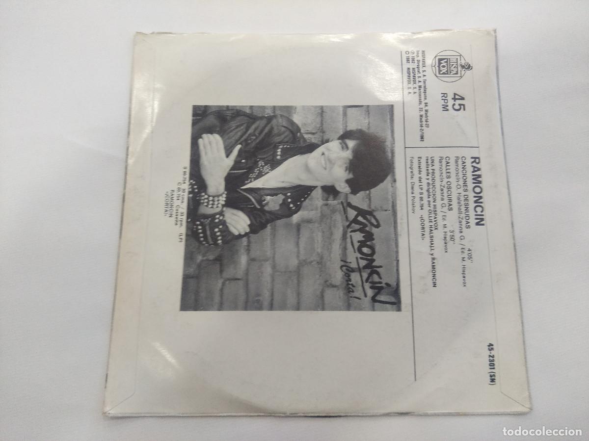 Discos de vinilo: RAMONCIN/CANCIONES DESNUDAS/SINGLE. - Foto 3