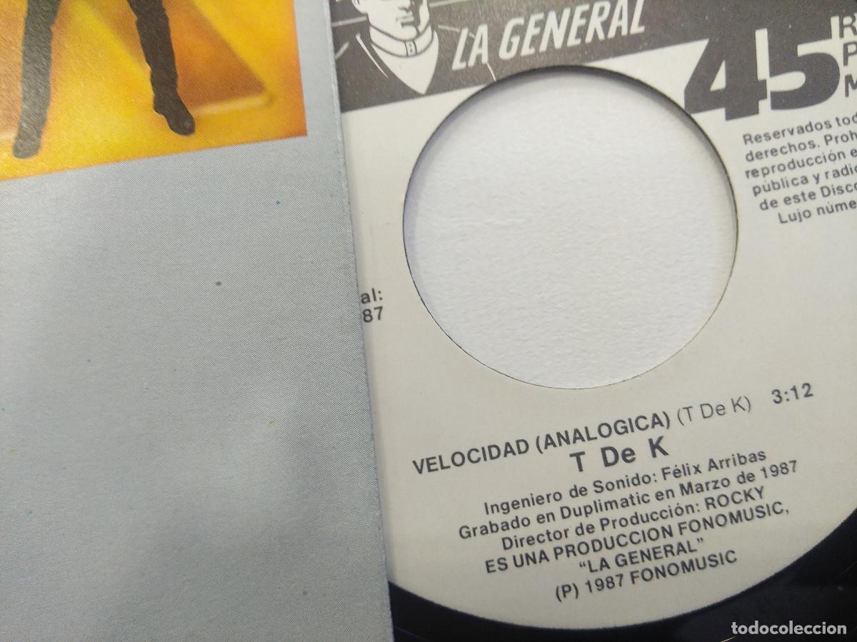 Discos de vinilo: TDK/A TODA PRISA/SINGLE PUNK. - Foto 2
