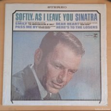 Discos de vinilo: FRANK SINATRA ( SOFTLY AS I LEAVE YOU ) USA LP33