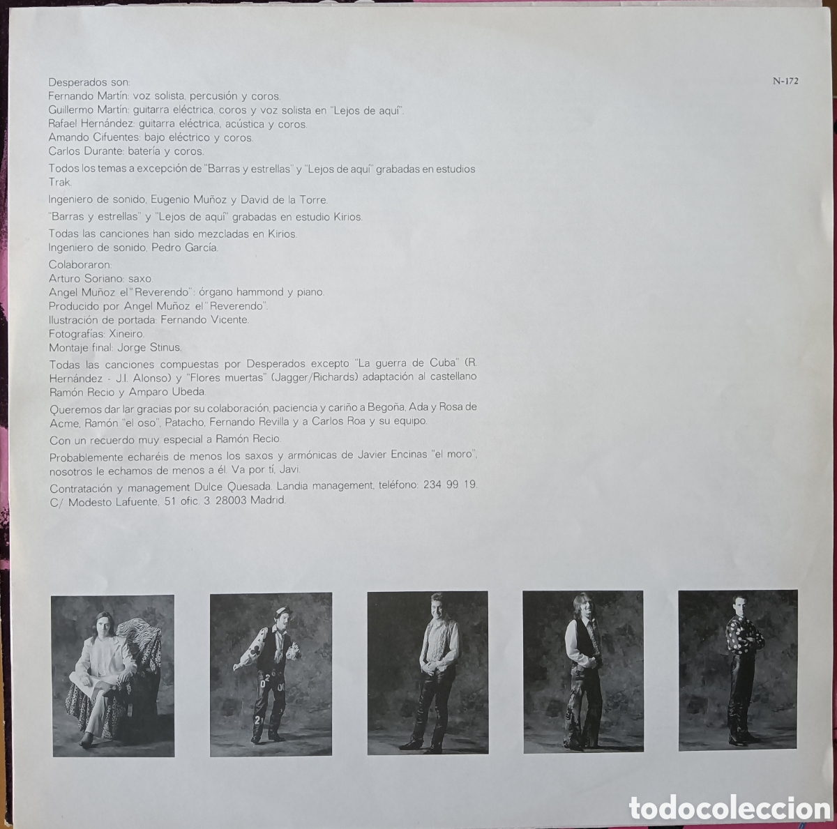 Discos de vinilo: Desperados, 1989 - El Golpe - Foto 3