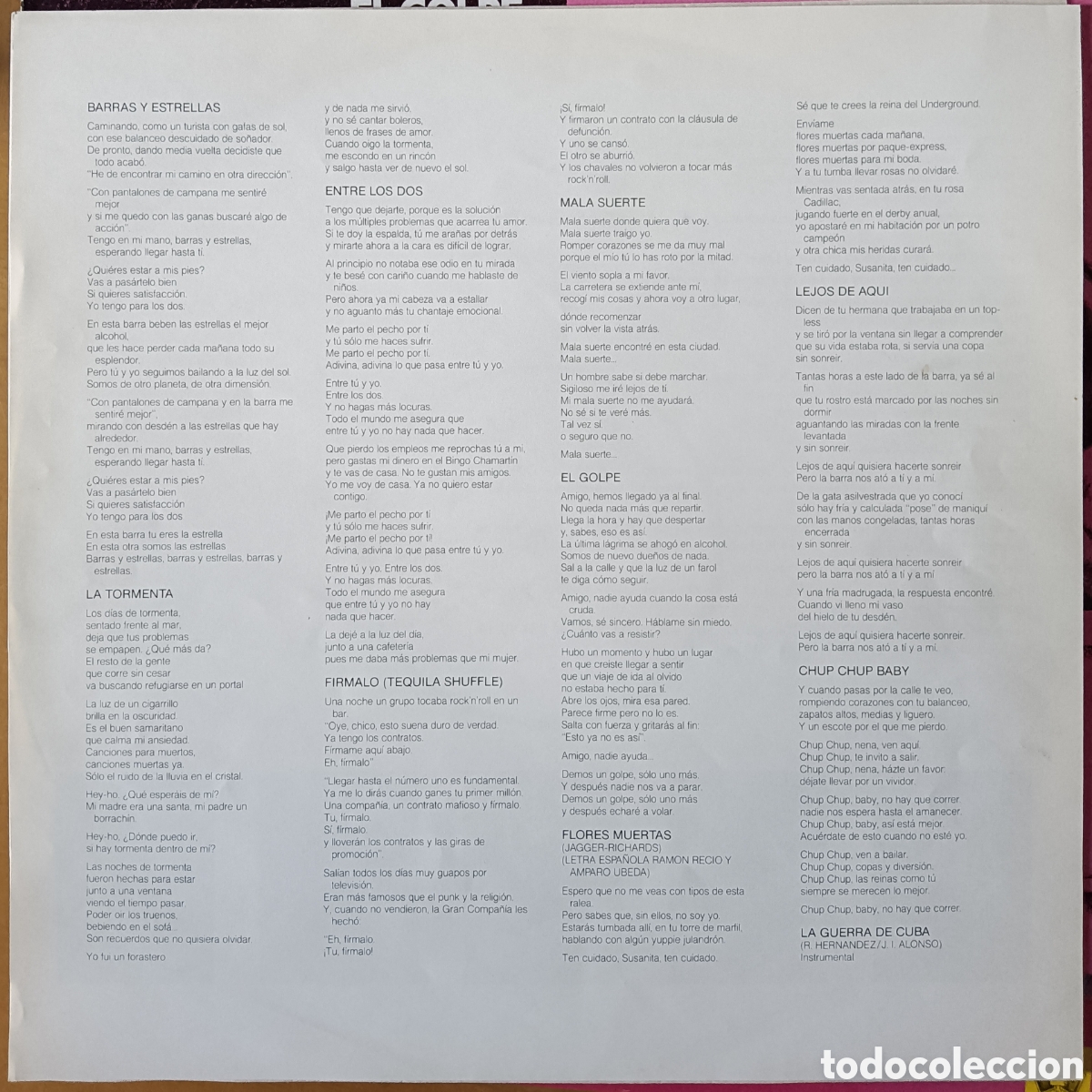 Discos de vinilo: Desperados, 1989 - El Golpe - Foto 4