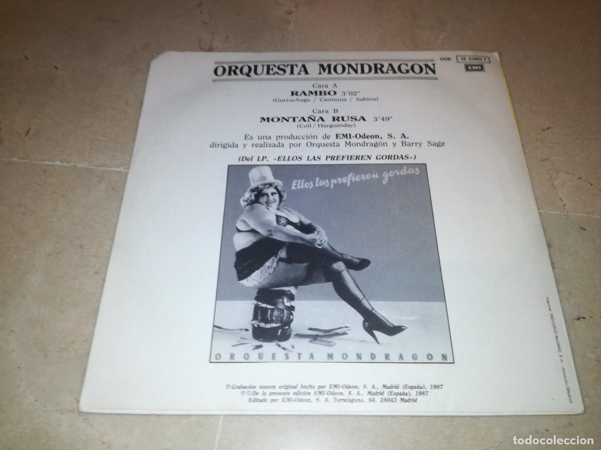 Discos de vinilo: ORQUESTA MONDRAGON-RAMBO - Foto 2