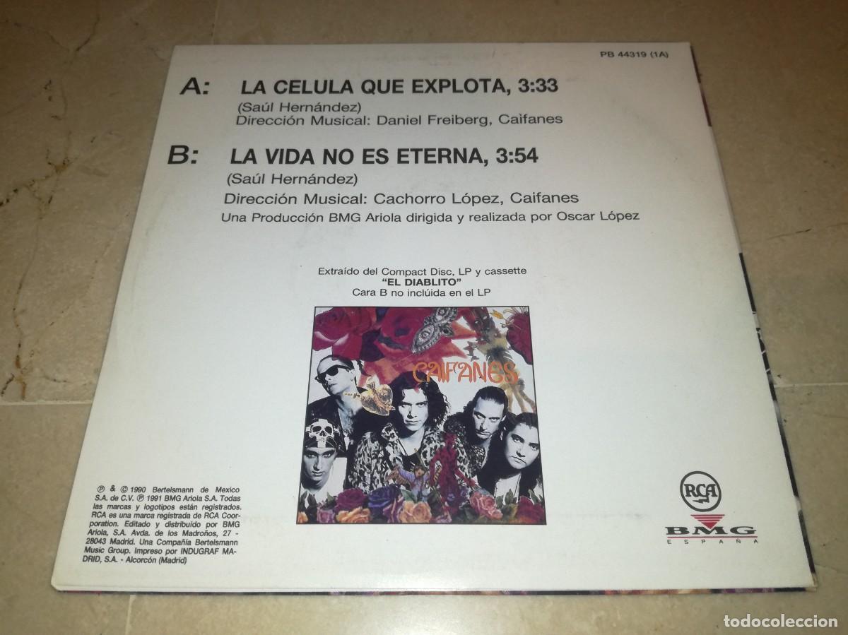 Discos de vinilo: CAIFANES-LA CELULA QUE EXPLOTA-EN BUEN ESTADO - Foto 2