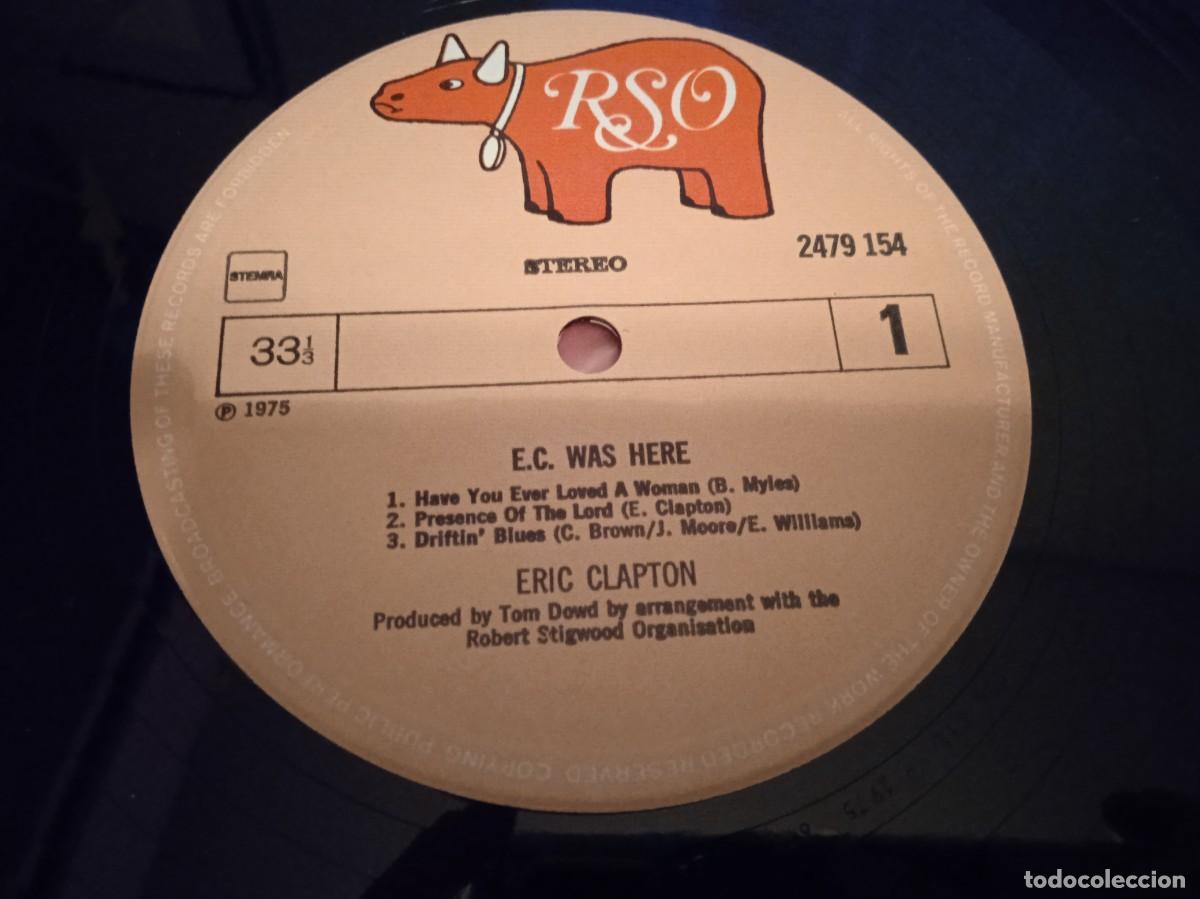 Discos de vinilo: LP Eric Clapton - E.C. Was Here (En directo) - Foto 3