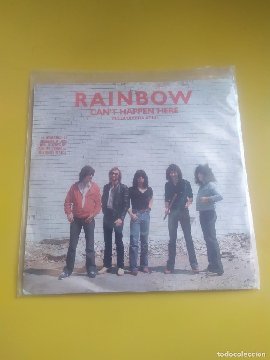 Discos de vinilo: Rainbow - Cant happen here / Jealous lover 1981 - Foto 1