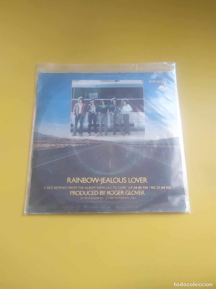 Discos de vinilo: Rainbow - Cant happen here / Jealous lover 1981 - Foto 2