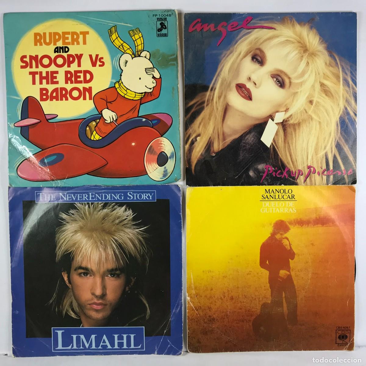 Discos de vinilo: Liquidaci&oacute;n / Restos de Almac&eacute;n ● Lote 31 ● 4 x Single 45 rpm Set