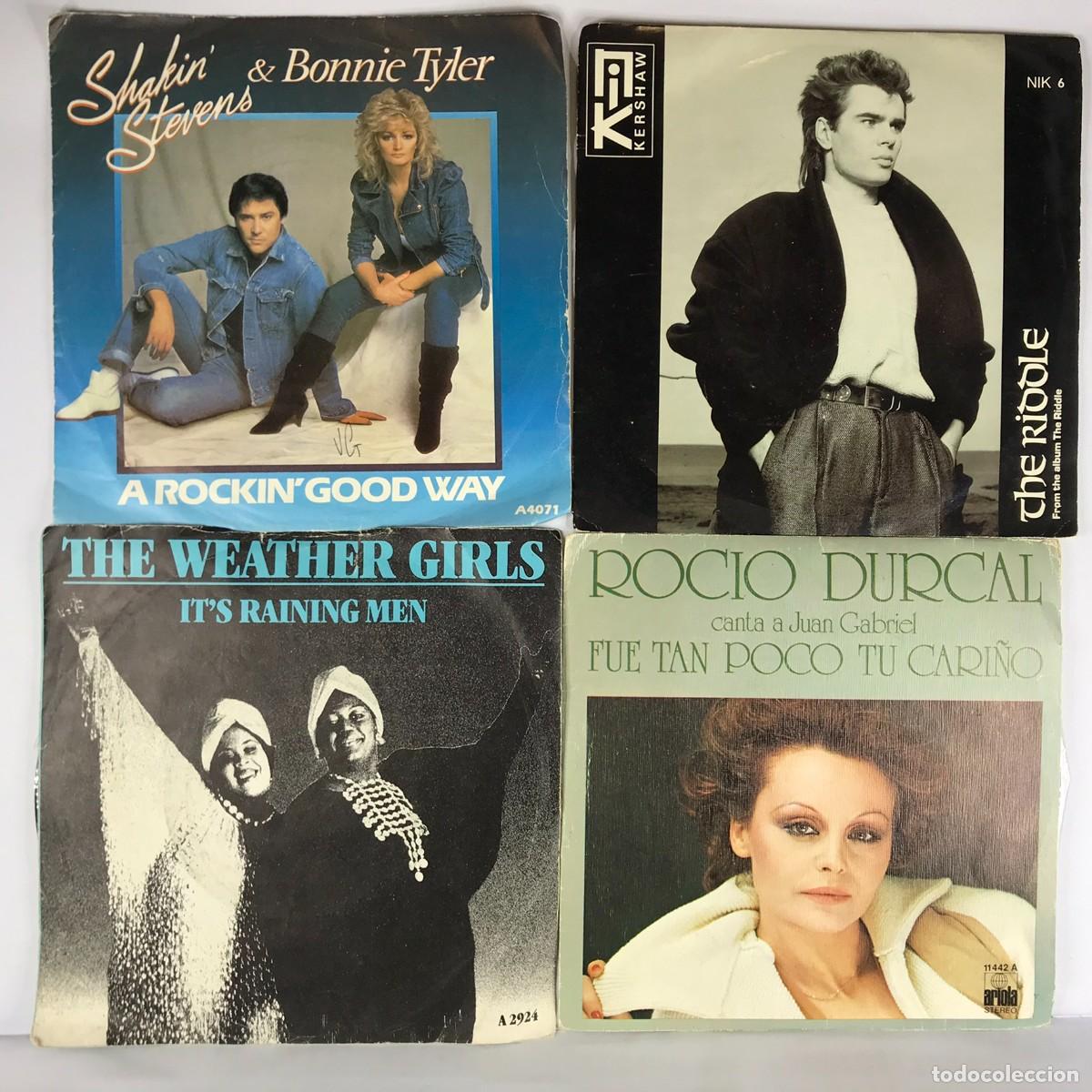 Discos de vinilo: Liquidaci&oacute;n / Restos de Almac&eacute;n ● Lote 32 ● 4 x Single 45 rpm Set