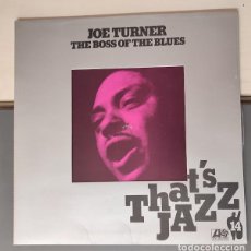 Discos de vinilo: JOE TURNER ” THE BOSS OF THE BLUES ” LP ATLANTIC REF. HATS 421-227 EDICIÓN ESPAÑOLA 1977 GATEFOLD