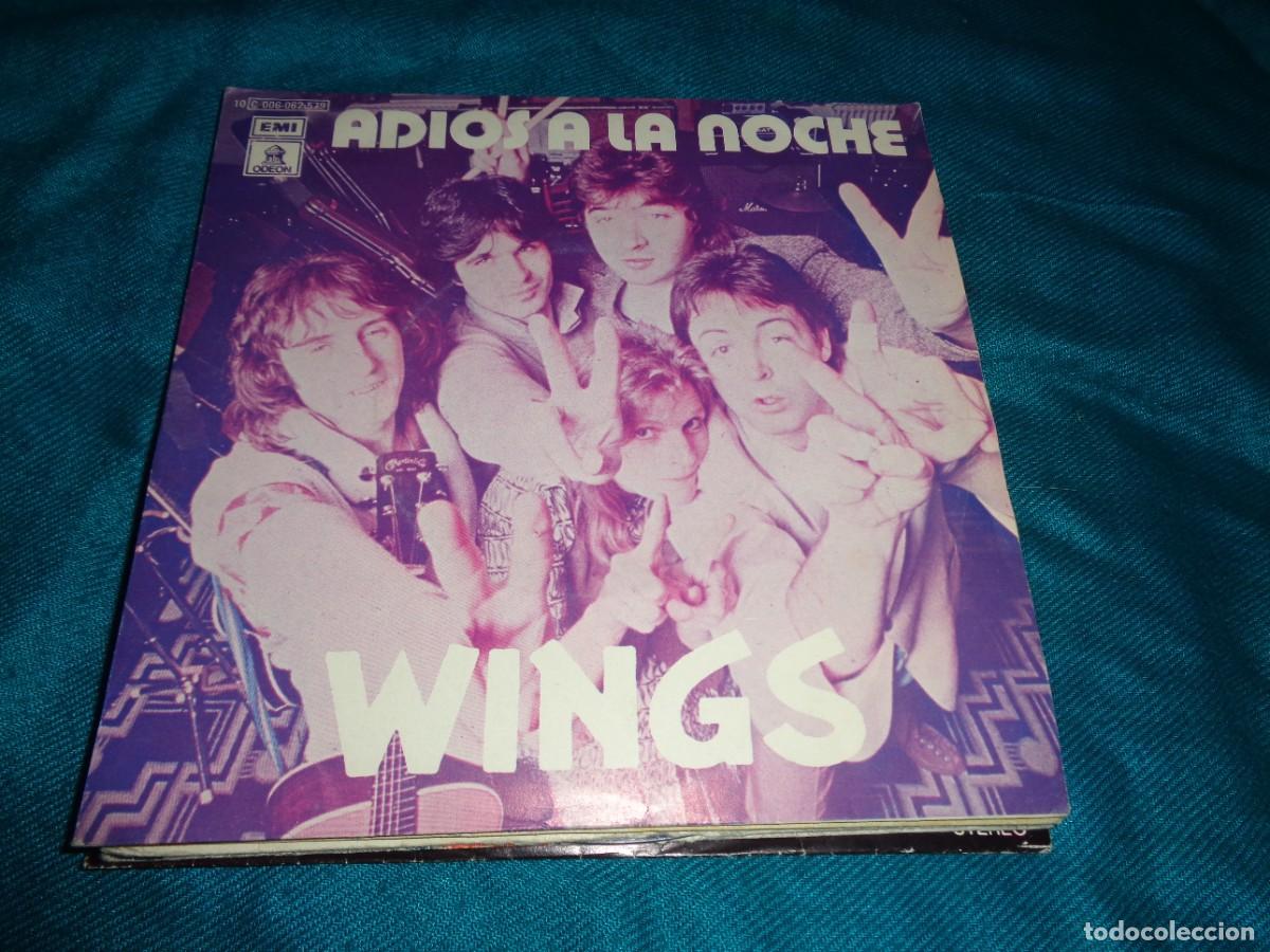 Discos de vinilo: WINGS. ADIOS A LA NOCHE / DAYTIME NIGHTIME SUFFERING. ODEON, 1979. IMPECABLE - Foto 1