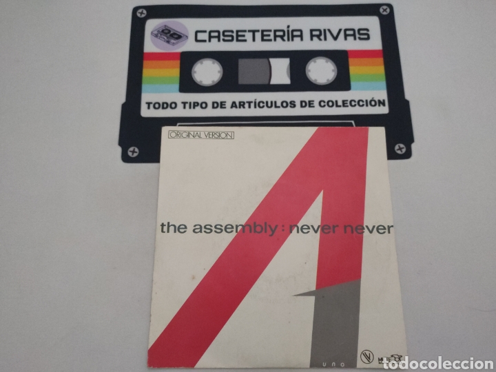 Discos de vinilo: DISCO DE VINILO - SINGLE - THE ASSEMBLY - NEVER NEVER - Foto 1