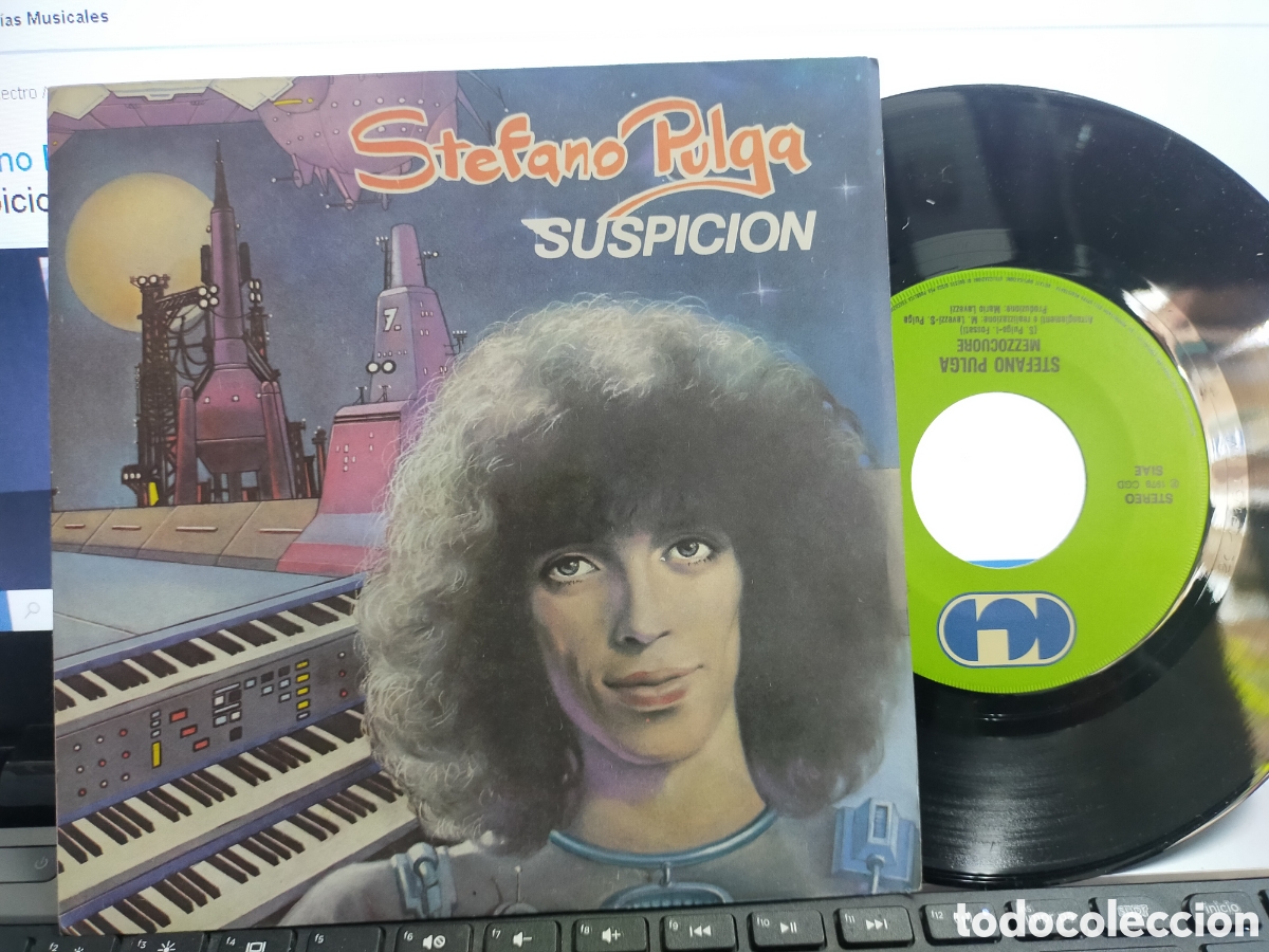 Discos de vinilo: Stefano pulga single suspicion Italia 1979 - Foto 1