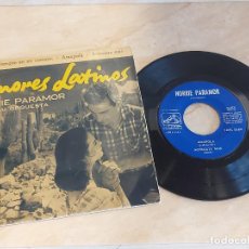 Discos de vinilo: NORRIE PARAMOR / AMORES LATINOS / EP-LA VOZ DE SU AMO-1960 / MBC. ***/***