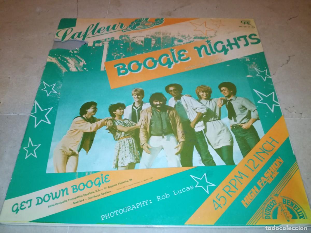 Discos de vinilo: LA FLEUR-BOOGIE NIGHTS-ORIGINAL ESPA&Ntilde;OL 1983 - Foto 2