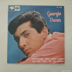 Discos de vinilo: GEORGIE DANN - CAPRI SE ACABÓ / TRENES BARCOS Y AVIONES / CIELO SOL Y MAR +1 EP SPAIN 1965 EX++