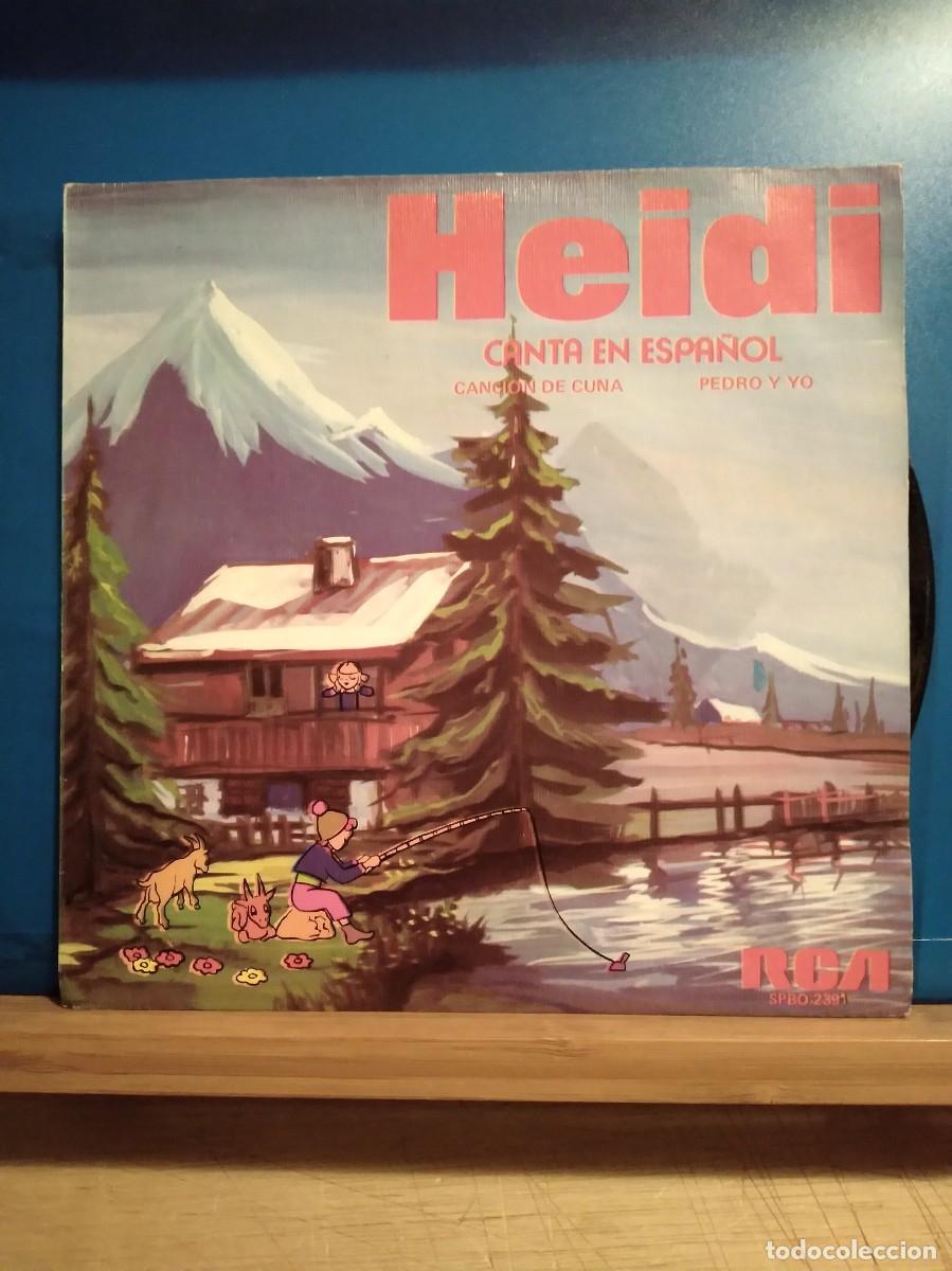Discos de vinilo: Heidi Canta en Espa&ntilde;ol Single - Foto 1