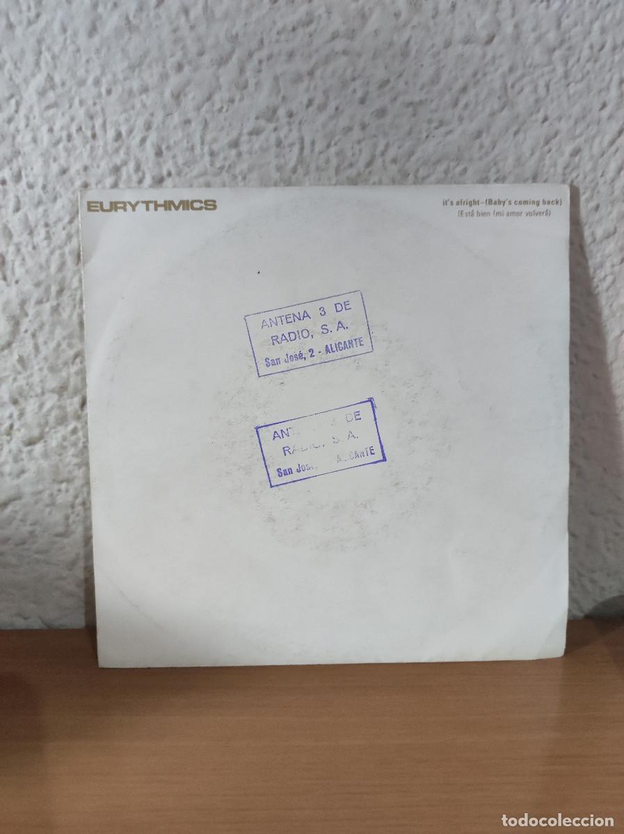 Discos de vinilo: Eurythmics &ndash; Its Alright (Babys Coming Back) - Foto 1