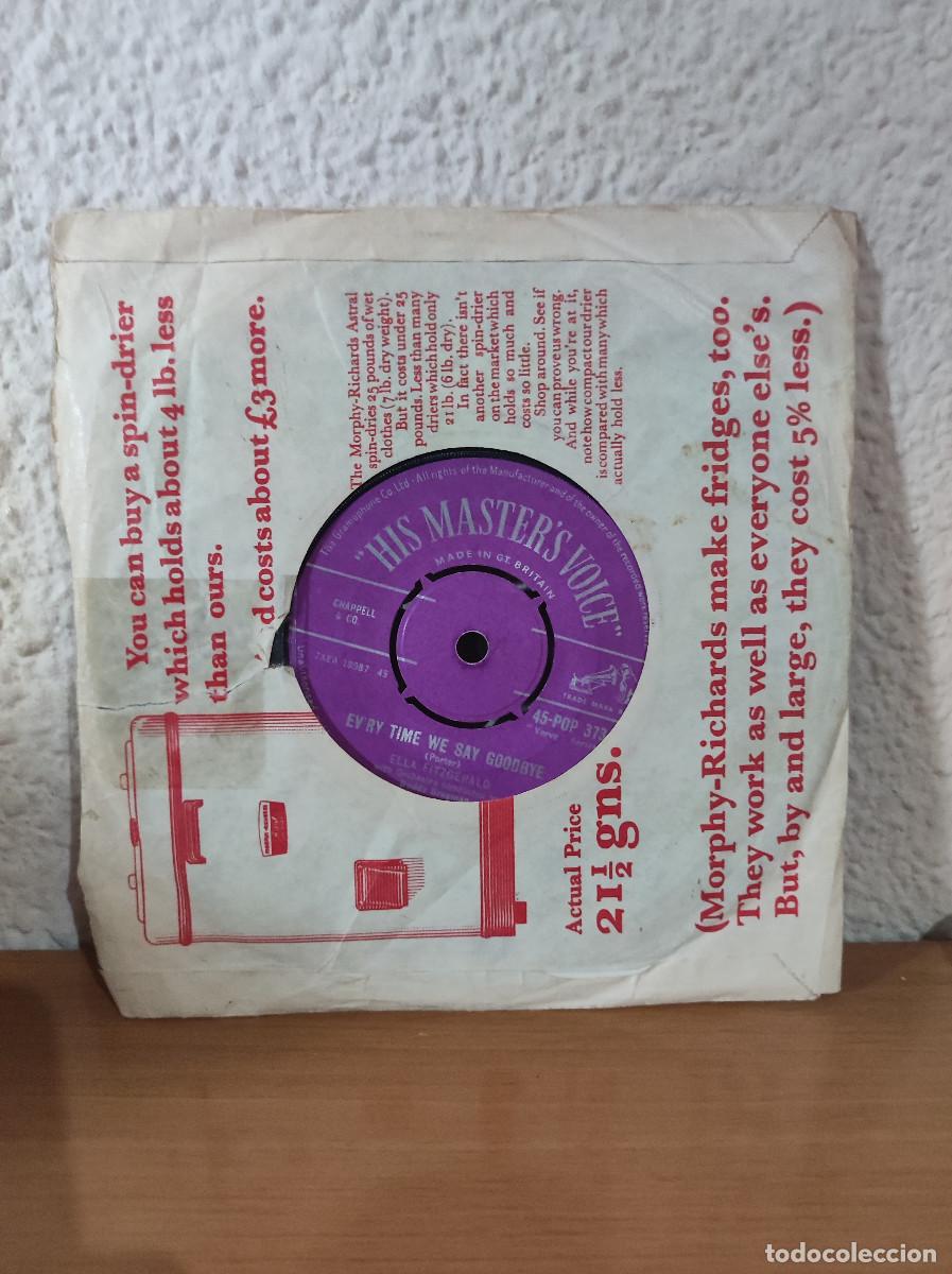 Discos de vinilo: EVERY TIME WE SAY GOODBYE ELLA - Foto 1