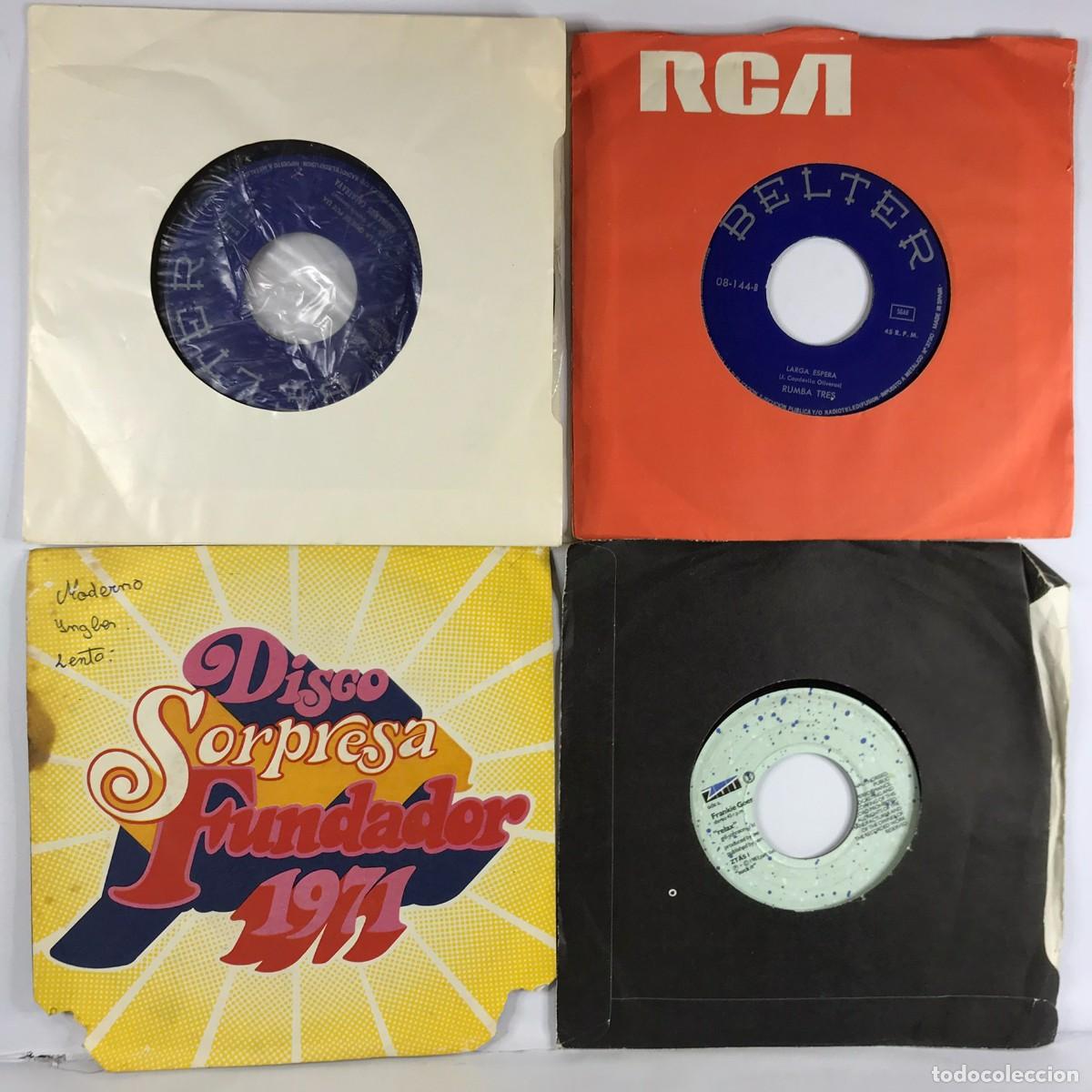 Discos de vinilo: Liquidaci&oacute;n / Restos de Almac&eacute;n ● Lote 36 ● 4 x Single 45 rpm Set