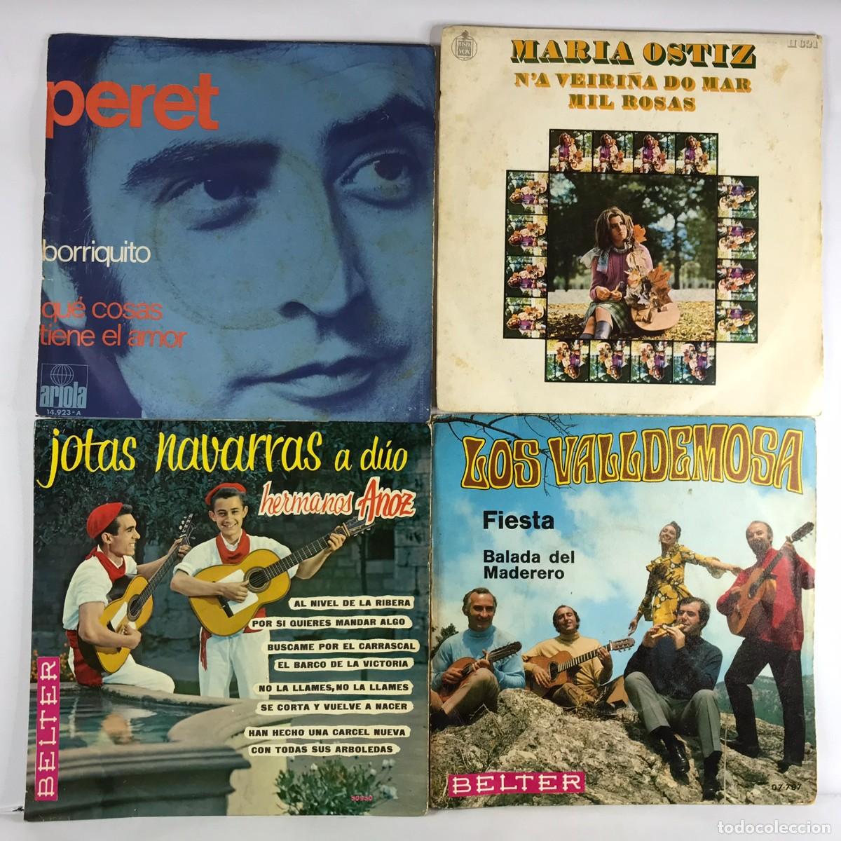Discos de vinilo: Liquidaci&oacute;n / Restos de Almac&eacute;n ● Lote 37 ● 4 x Single 45 rpm Set