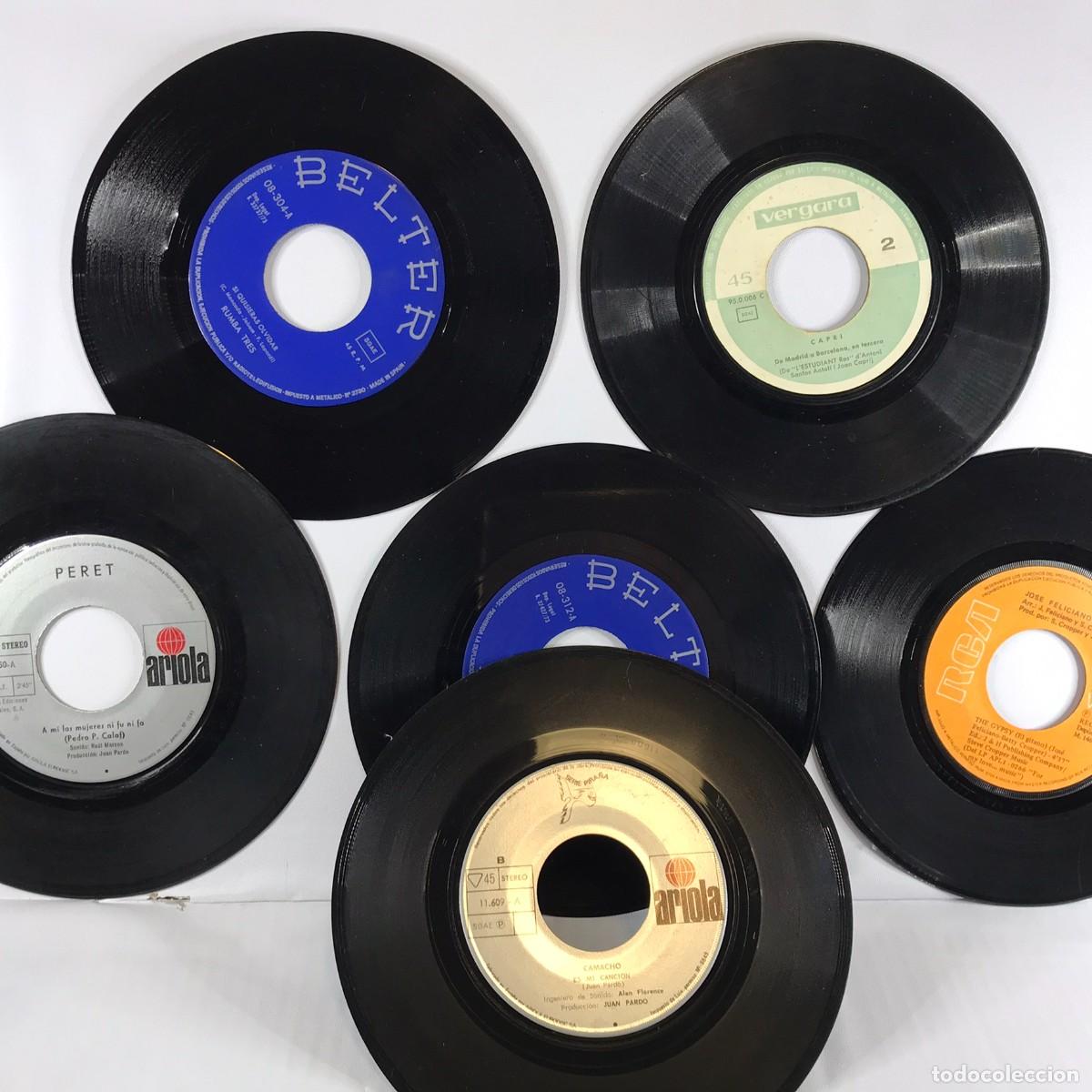 Discos de vinilo: Liquidaci&oacute;n / Restos de Almac&eacute;n ● Lote 42 ● 6 x Single 45 rpm Set