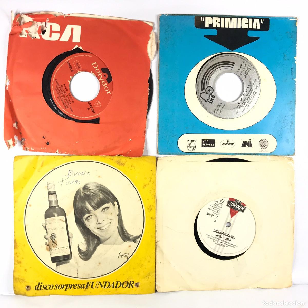 Discos de vinilo: Liquidaci&oacute;n / Restos de Almac&eacute;n ● Lote 43 ● 4 x Single 45 rpm Set