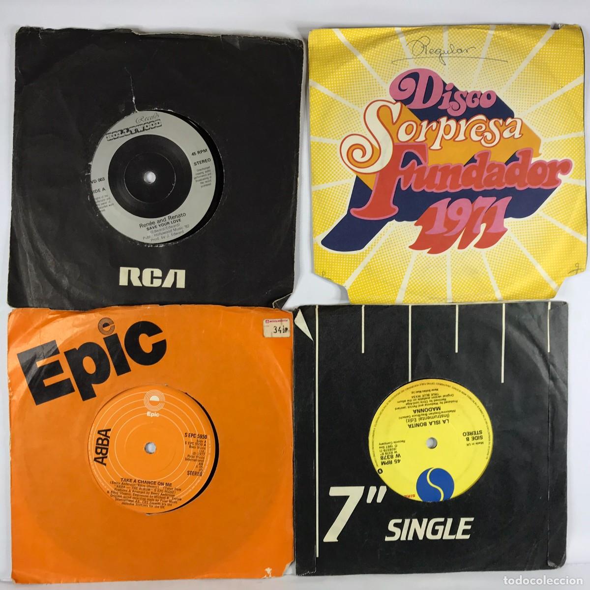 Discos de vinilo: Liquidaci&oacute;n / Restos de Almac&eacute;n ● Lote 45 ● 4 x Single 45 rpm Set
