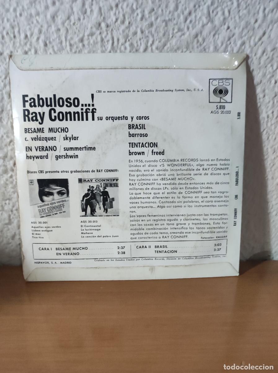 Discos de vinilo: Ray Conniff Su Orquesta Y Coros &ndash; Fabuloso...! - Foto 2