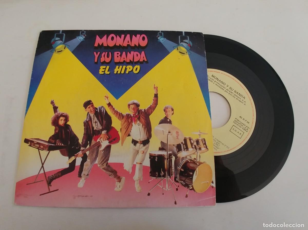 Discos de vinilo: MONANO Y SU BANDA-SINGLE EL HIPO - Foto 1