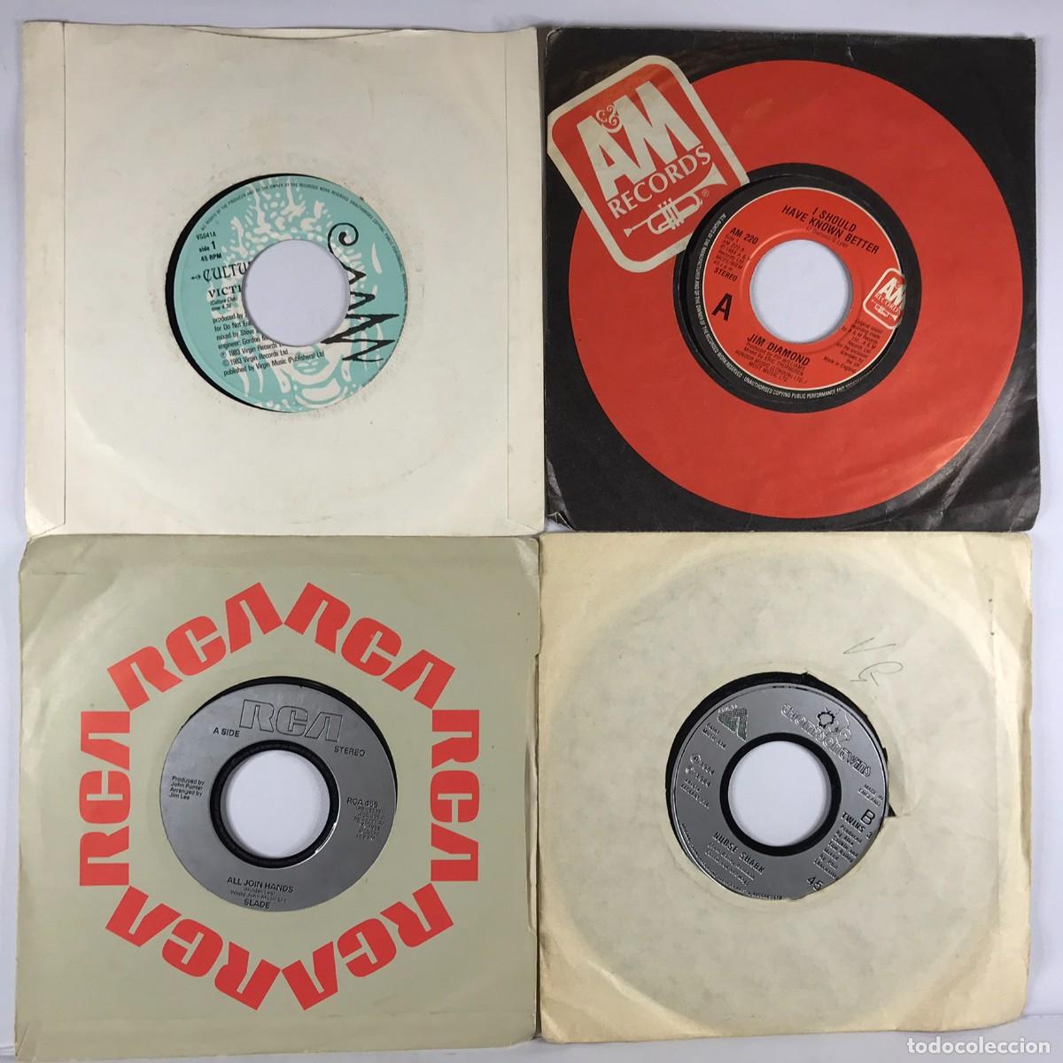 Discos de vinilo: Liquidaci&oacute;n / Restos de Almac&eacute;n ● Lote 47 ● 4 x Single 45 rpm Set