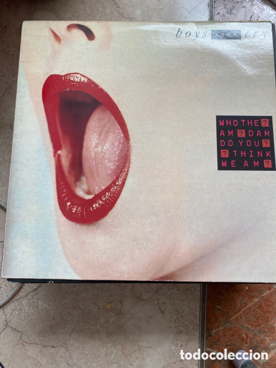 Discos de vinilo: BOYS DON'T CRY - WHO THE AM DAM DO YOU THINK WE AM LP 1987 SPAIN